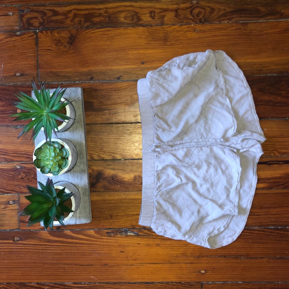 Tan beach shorts